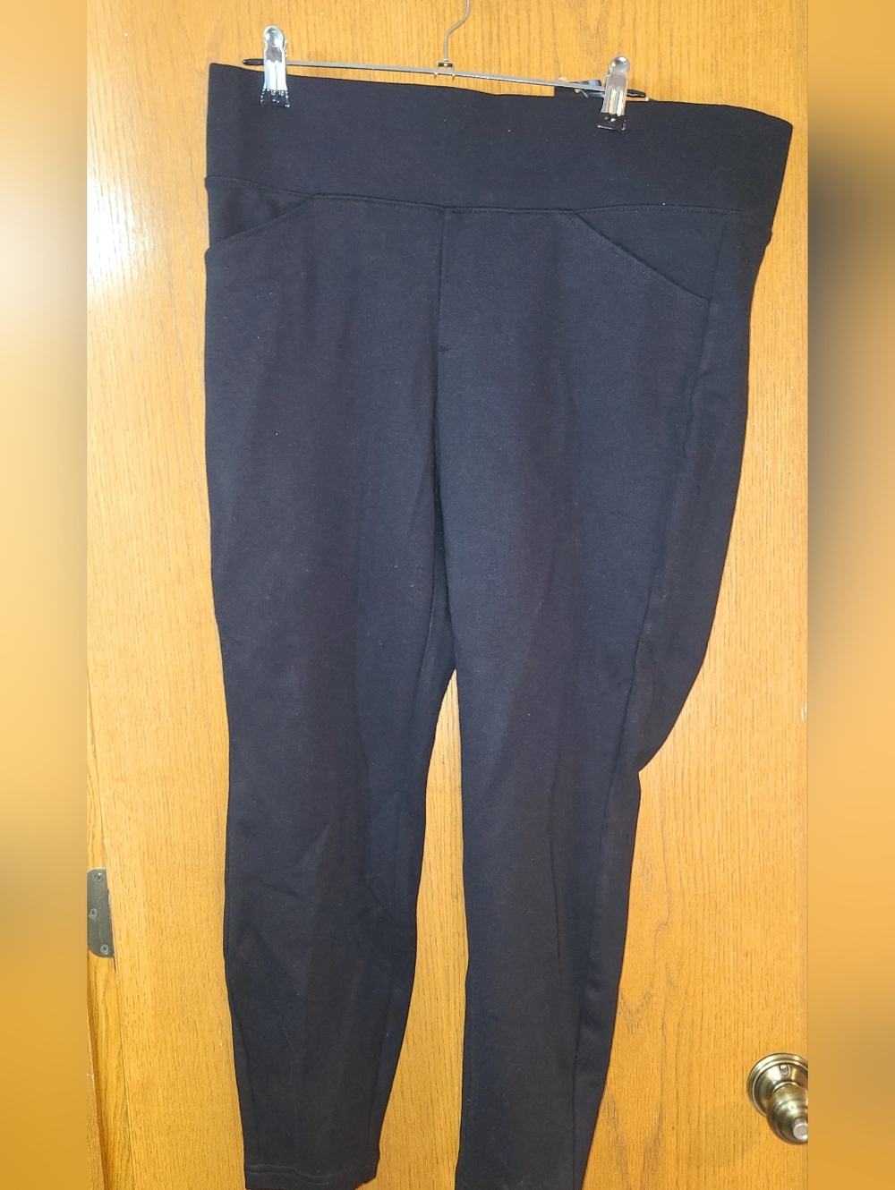 torrid Black Ponte Pull-On Leggings